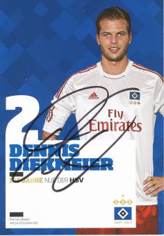 Dennis Diekmeier  2012/2013   Hamburger SV  Fußball Autogrammkarte original signiert 