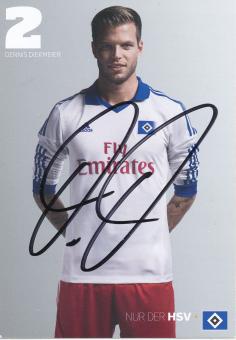 Dennis Diekmeier  2013/2014  Hamburger SV  Fußball Autogrammkarte original signiert 