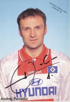 Andrej Panadic  1997/1998   Hamburger SV  Fußball Autogrammkarte original signiert 