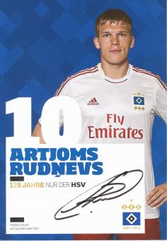 Artjoms Rudnevs  2012/2013   Hamburger SV  Fußball Autogrammkarte original signiert 