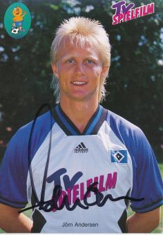 Jörn Andersen  1994/1995   Hamburger SV  Fußball Autogrammkarte original signiert 