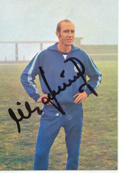 Willi Schulz   DFB  WM 1970  Bergmann  Fußball Autogrammkarte original signiert 