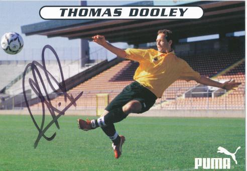 Thomas Dooley  Puma  Fußball Autogrammkarte original signiert 
