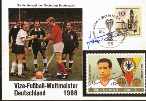 Hans Tilkowski † 2020   Fußball Autogrammkarte original signiert 