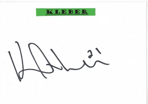Kleber   Brasilien  Fußball Autogramm Karte  original signiert 