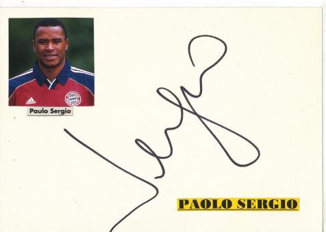Paulo Sergio  Brasilien  Fußball Autogramm Karte  original signiert 