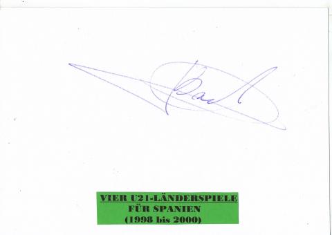 Javier Dorado  Spanien  Fußball Autogramm Karte  original signiert 