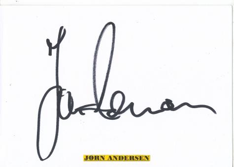 Jörn Andersen  Norwegen  Fußball Autogramm Karte  original signiert 