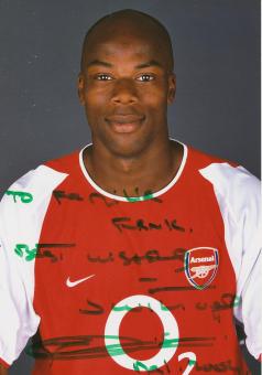 Silvain Wiltord  FC Arsenal London   Fußball Autogramm 12 x 18 cm Foto original signiert 