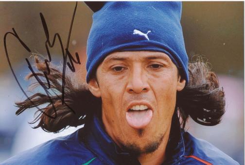 Mauro Camoranesi  Italien Weltmeister WM 2006  Fußball Autogramm 12 x 18 cm Foto original signiert 