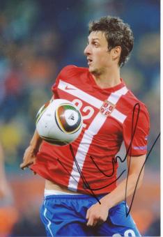 Zdravko Kuzmanovic  Serbien  Fußball Autogramm 13 x 18 cm Foto original signiert 