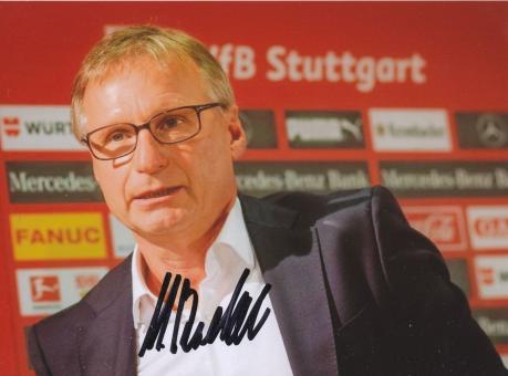Michael Reschke  VFB Stuttgart  Fußball Autogramm  Foto original signiert 