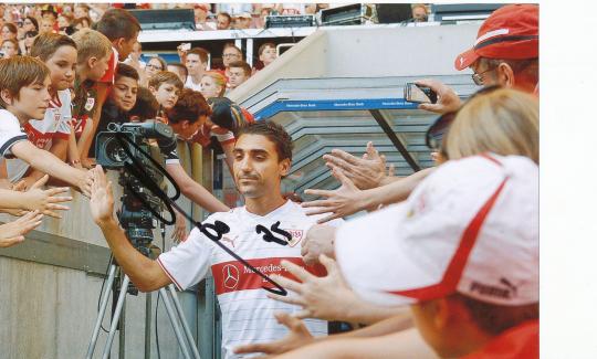 Mohammed Abdellaoue  VFB Stuttgart  Fußball Autogramm  Foto original signiert 