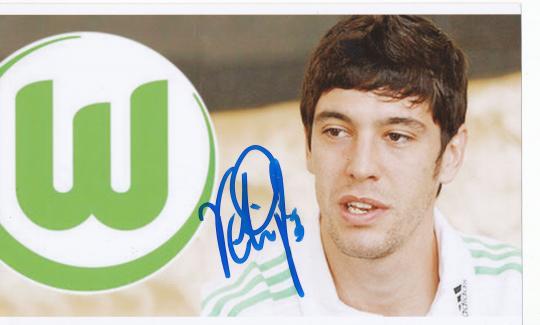 Felipe Lopes  VFL Wolfsburg  Fußball Autogramm  Foto original signiert 