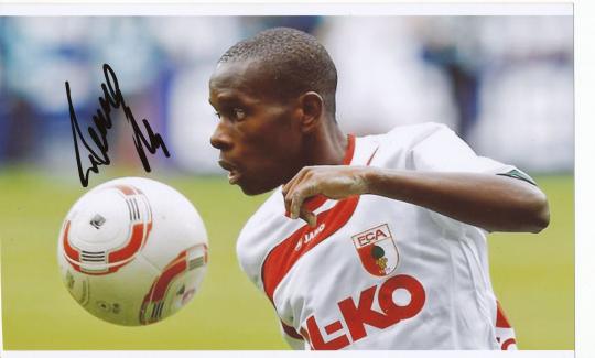Ibrahima Traore  FC Augsburg  Fußball Autogramm  Foto original signiert 