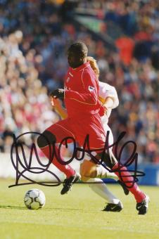 Emile Heskey  FC Liverpool   Fußball Autogramm  Foto original signiert 