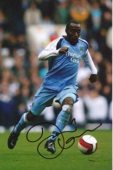 Darius Vassell  Manchester City   Fußball Autogramm  Foto original signiert 