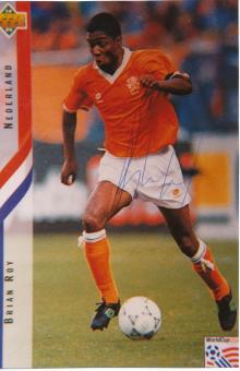 Brian Roy   WM 1994  Holland  Fußball Autogramm  Foto original signiert 