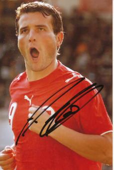 Alex Frei  Schweiz  Fußball Autogramm  Foto original signiert 