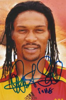 Rigobert Song  Galatasary Istanbul Kamerun  Fußball Autogramm  Foto original signiert 