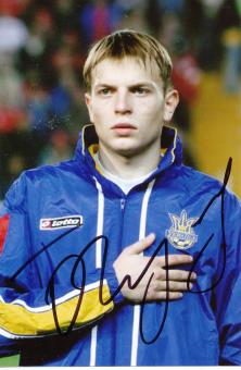Oleg Gusev  Ukraine  Fußball Autogramm  Foto original signiert 