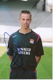 Benoit Pedretti   Olympique Lyon  Fußball Autogramm  Foto original signiert 