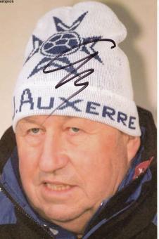 Guy Roux   AJ Auxerre  Fußball Autogramm  Foto original signiert 