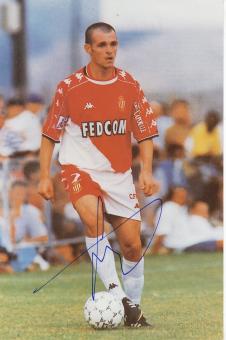 Willy Sagnol  AS Monaco  Fußball Autogramm  Foto original signiert 