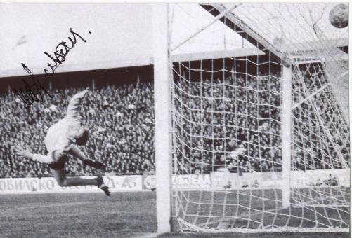 Marcel Aubour  WM 1966  Frankreich  Fußball Autogramm  Foto original signiert 