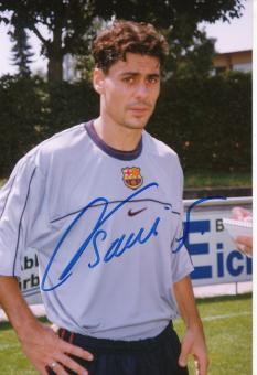 Dani   FC Barcelona Fußball Autogramm  Foto original signiert 