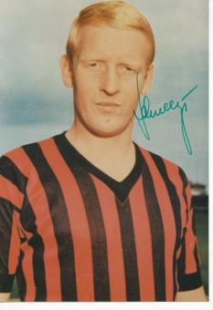 Karl Heinz Schnellinger   AC Mailand  Fußball Autogramm  Foto original signiert 