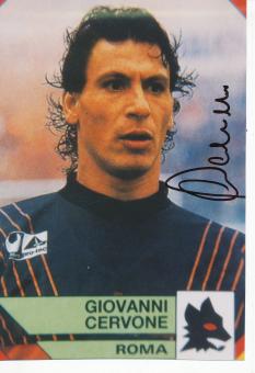Giovanni Cervone  AS Rom  Fußball Autogramm  Foto original signiert 