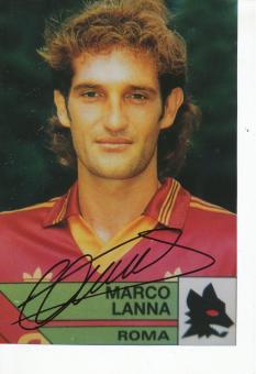 Marco Lanna  AS Rom  Fußball Autogramm  Foto original signiert 