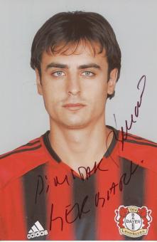 Dimitar Berbatov  Bayer 04 Leverkusen  Fußball Autogramm Foto original signiert 