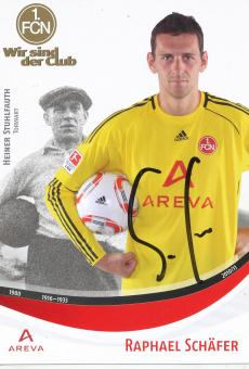 Raphael Schäfer  2010/2011  FC Nürnberg  Fußball Autogrammkarte original signiert 