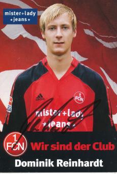 Dominik Reinhardt  2005/2006   FC Nürnberg  Fußball Autogrammkarte original signiert 