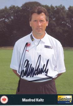 Manfred Kaltz  2000/2001   Eintracht Frankfurt  Fußball Autogrammkarte original signiert 