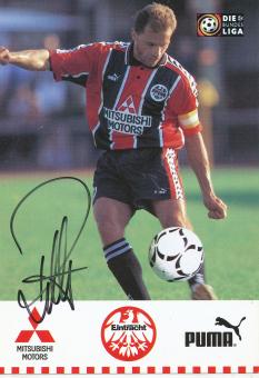 Dietmar Roth  1996/1997  Eintracht Frankfurt  Fußball Autogrammkarte original signiert 