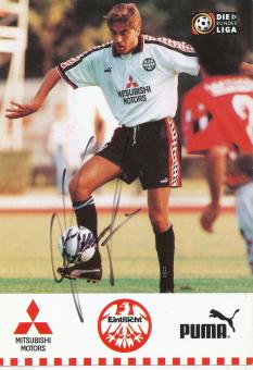 Slobodan Komljenovic  1996/1997  Eintracht Frankfurt  Fußball Autogrammkarte original signiert 