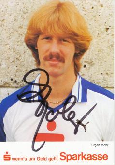 Jürgen Mohr  1982/1983  Hertha BSC Berlin  Fußball Autogrammkarte original signiert 