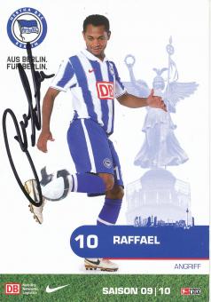 Raffael   2009/2010  Hertha BSC Berlin  Fußball Autogrammkarte original signiert 