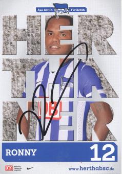 Ronny   2013/2014  Hertha BSC Berlin  Fußball Autogrammkarte original signiert 
