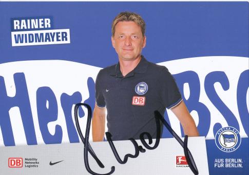 Rainer Widmayer  2011/2012  Hertha BSC Berlin  Fußball Autogrammkarte original signiert 
