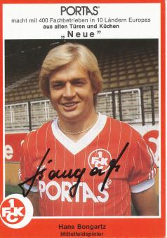 Hans Bongartz  FC Kaiserslautern  Fußball Autogrammkarte original signiert 