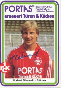 Norbert Eilenfeldt   FC Kaiserslautern  Fußball Autogrammkarte original signiert 