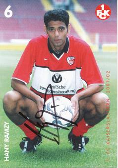 Hany Ramzy  FC Kaiserslautern  Fußball Autogrammkarte original signiert 