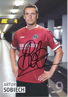 Artur Sobiech   2016/2017   Hannover 96  Fußball Autogrammkarte original signiert 