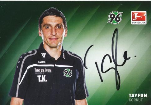 Tayfun Korkut     Hannover 96  Fußball Autogrammkarte original signiert 