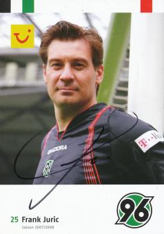 Frank Juric  2007/2008   Hannover 96  Fußball Autogrammkarte original signiert 
