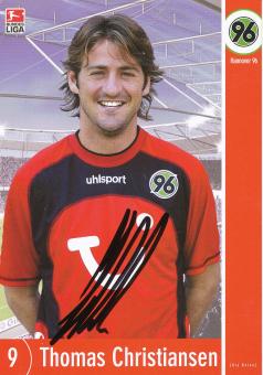 Thomas Christiansen  2003/2004   Hannover 96  Fußball Autogrammkarte original signiert 
